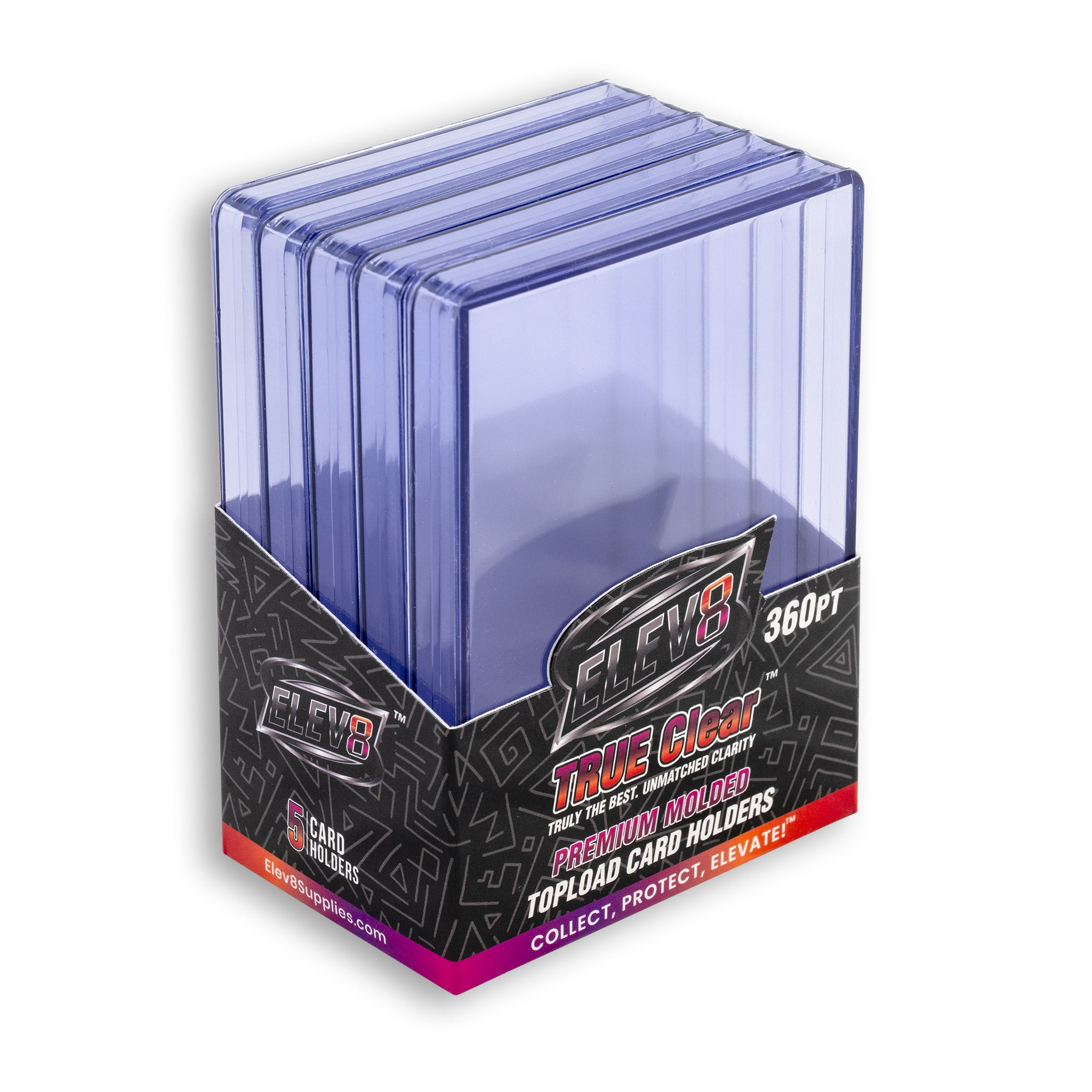 TRUE Clear Premium Molded Topload Card Holder