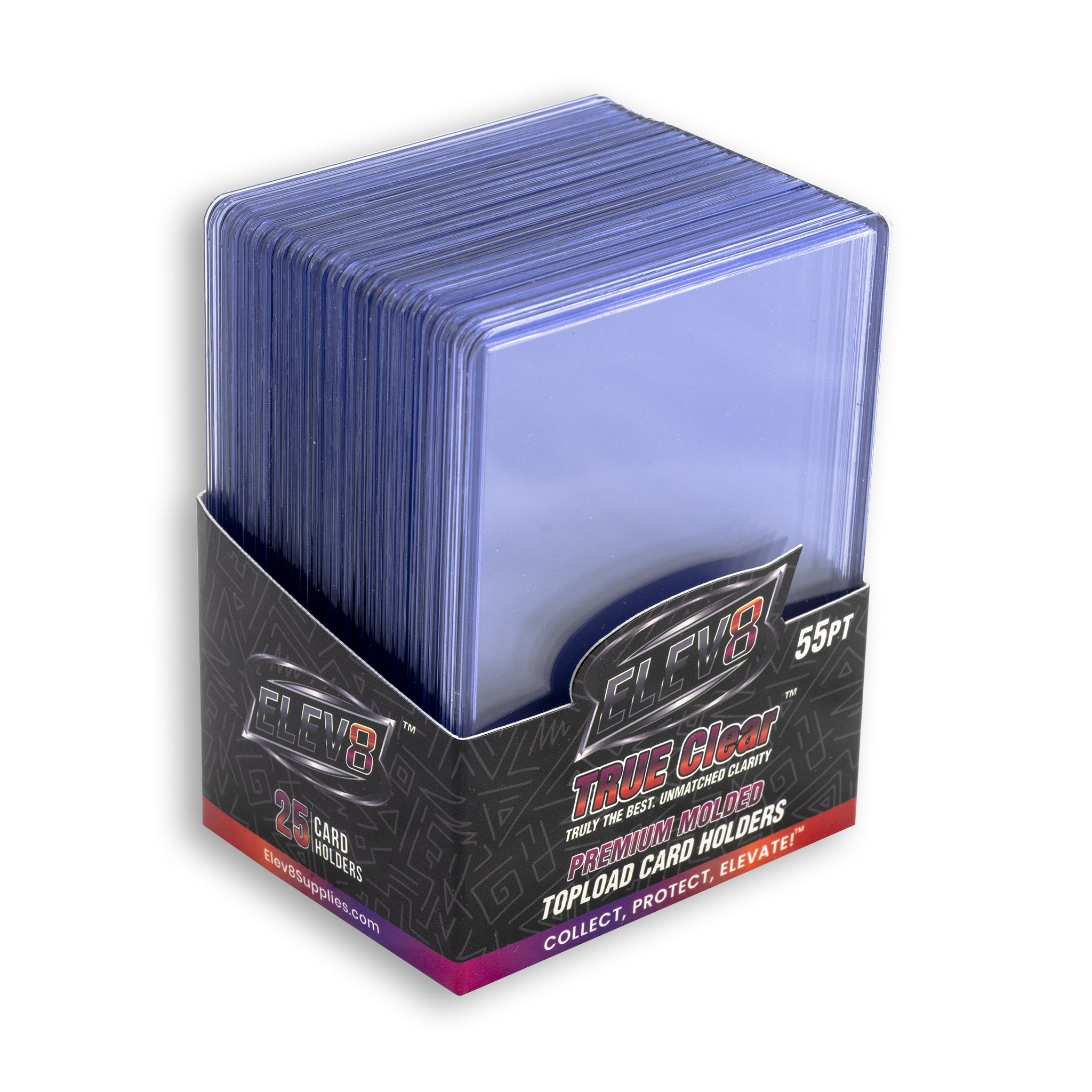 TRUE Clear Premium Molded Topload Card Holder