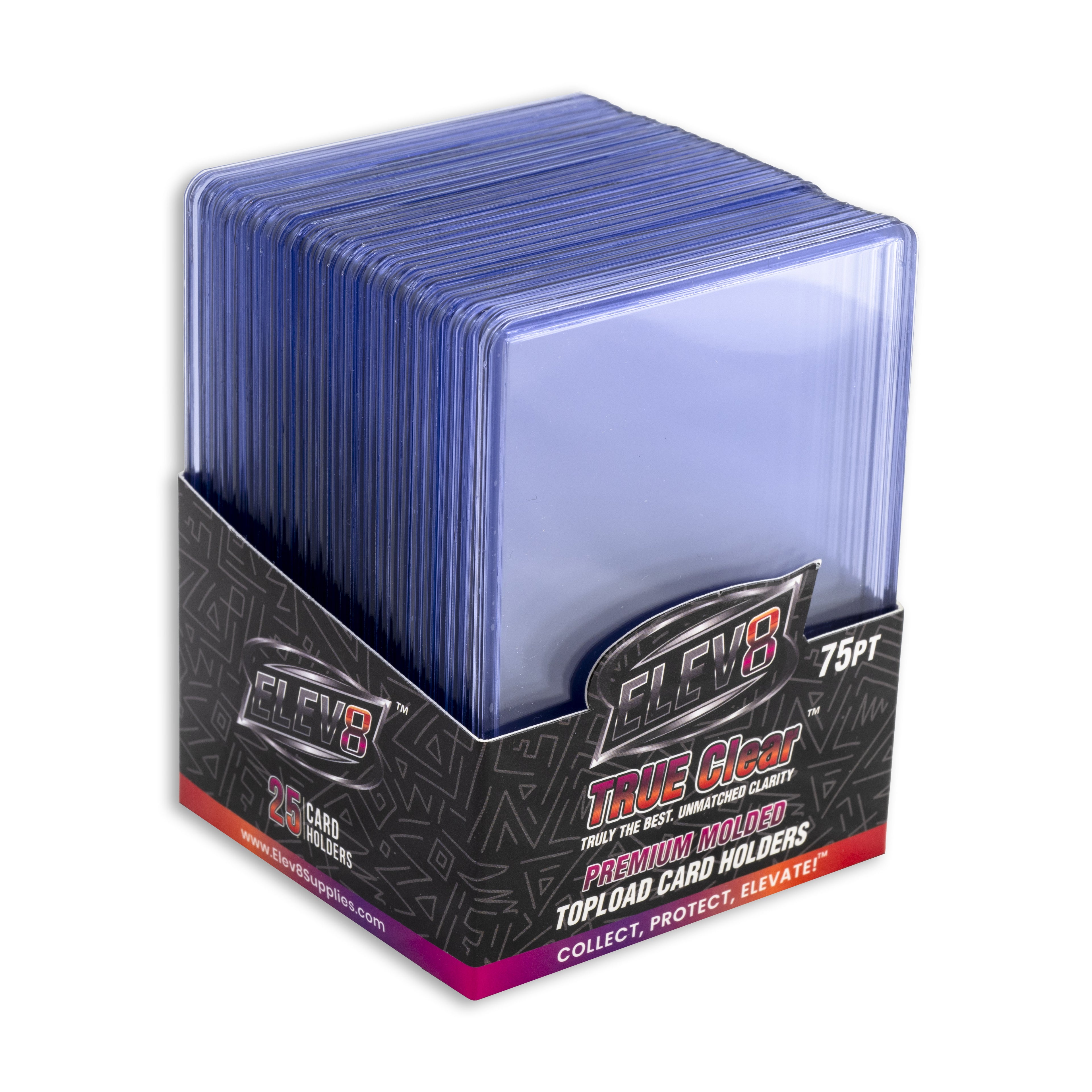 TRUE Clear Premium Molded Topload Card Holder