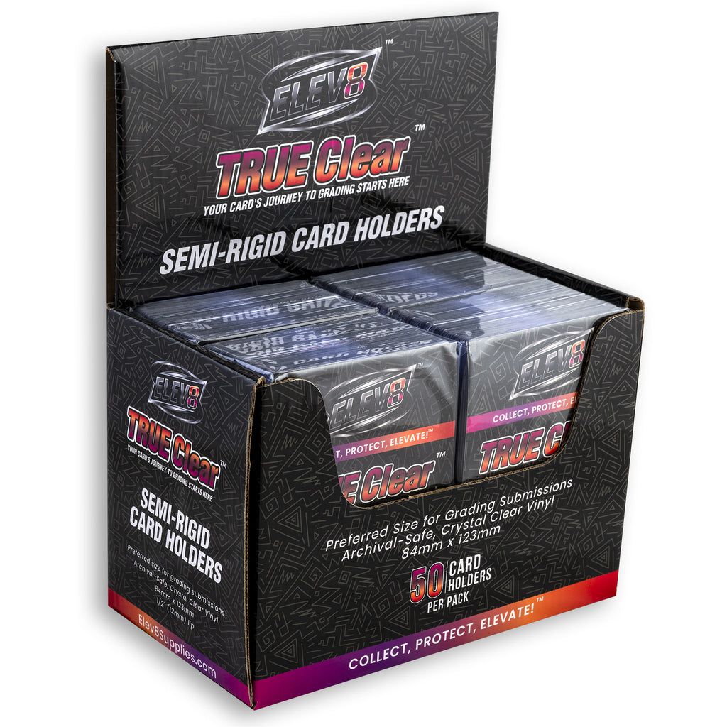 TRUE Clear Semi-Rigid Card Holders