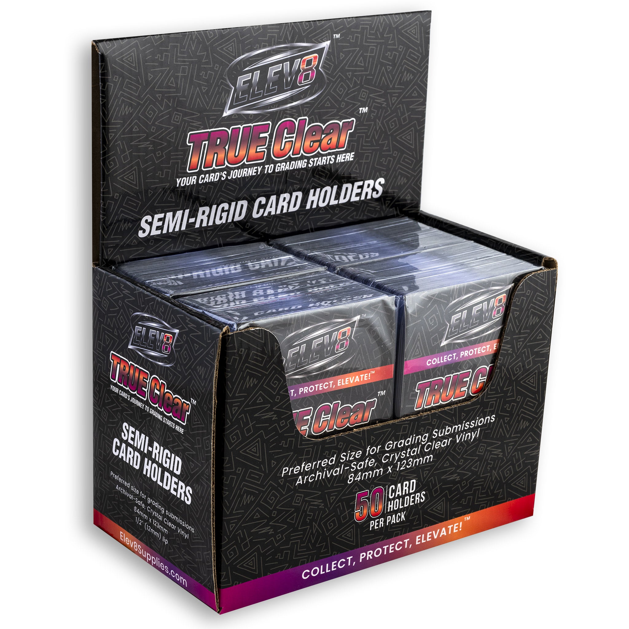 TRUE Clear Semi-Rigid Card Holders