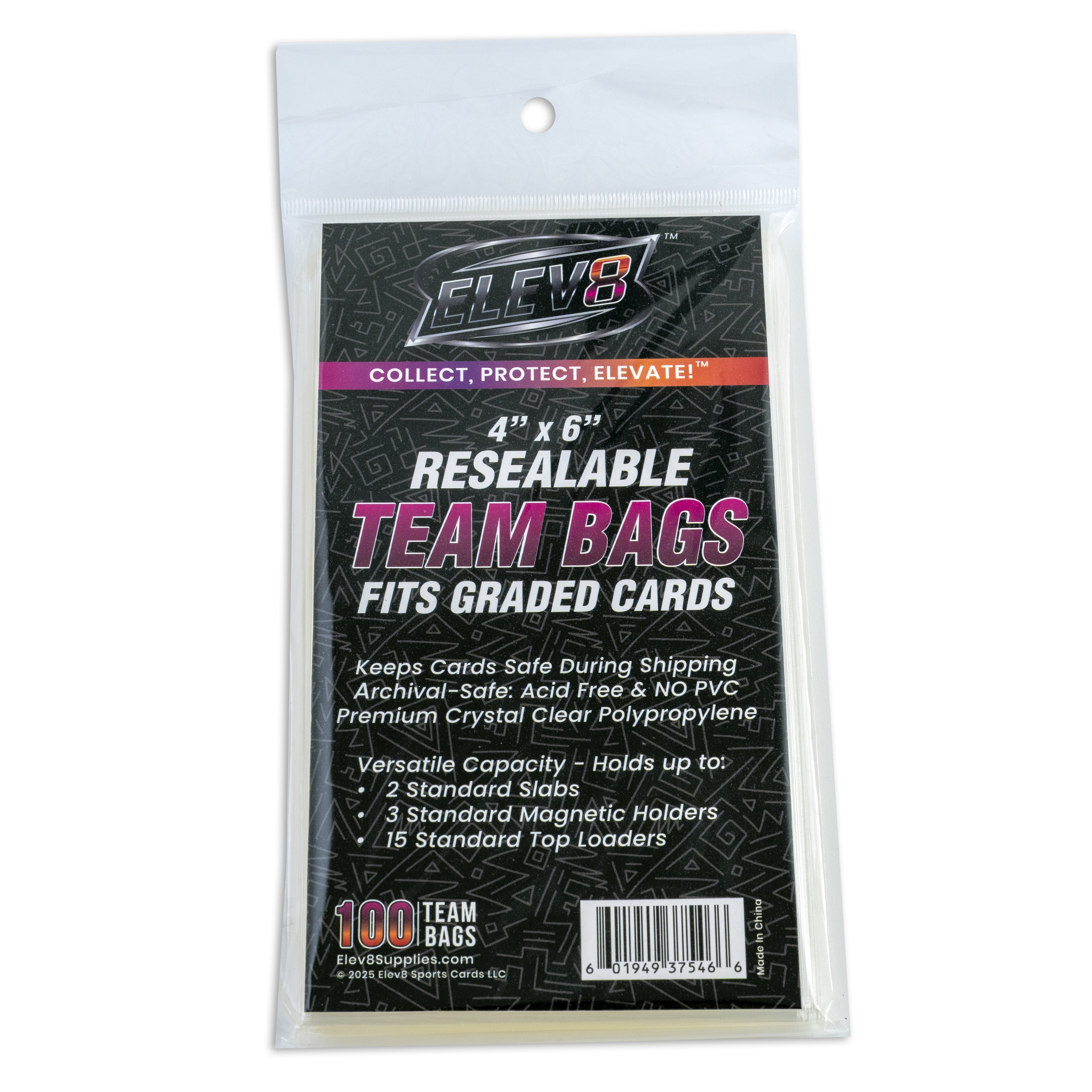 Resealable Team Bags (4" x 6")